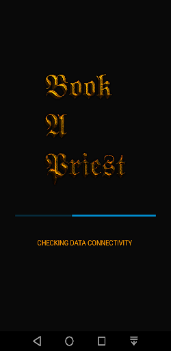 Android application Book A Priest screenshort