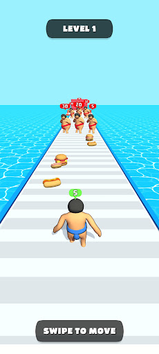 Android application Sumo rush 3D screenshort