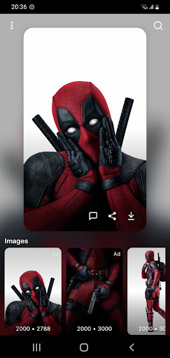 Android application Movie wallpapers - Fondos HD screenshort