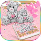 Cute Teddy Bear Keyboard Theme icon
