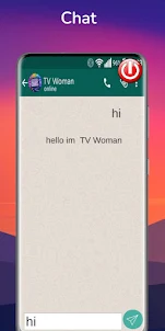 TV Woman Prank Video Call
