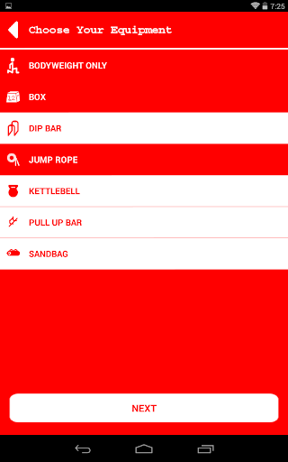 Screenshot of 12 Minute Athlete HIIT Workout