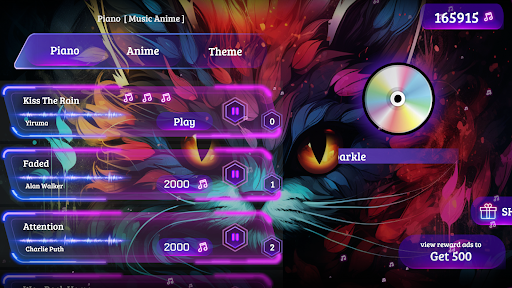 Android application Enchanted Piano: Anime Realm screenshort