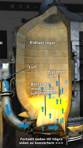 Android application Bessemermetoden AR screenshort