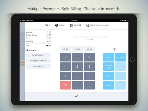 Colmo POS - Blue Edition Screen 3
