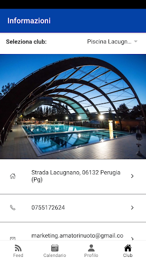 Amatori Nuoto Perugia Screen 2