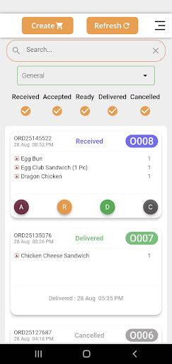 GK Partner-Order Manager Screen 2