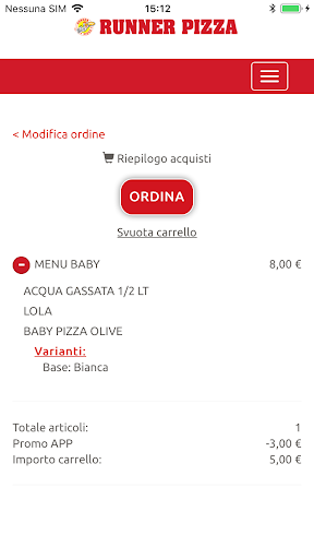 Runner Pizza  pizza a domicil