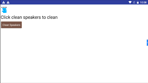 Android application Clean Speaker screenshort
