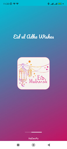 Android application Eid ul Adha Wishes screenshort