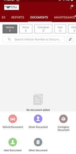 Android application TAU TRACK n FLEET screenshort