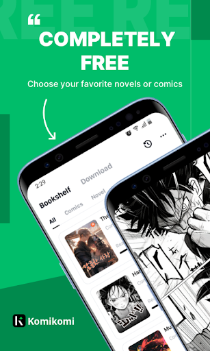 Android application Komikomi-manga&novel reader screenshort