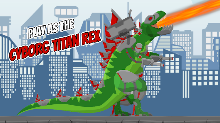 Cyborg Titan Rex: City Rampage - 1.4 - (Android)