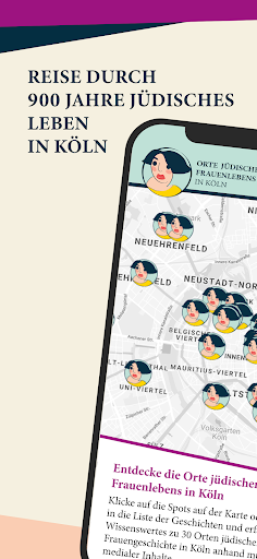 Android application Orte jüdischen Frauenlebens screenshort