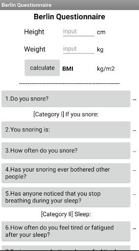 Screening of Sleep Apnea Screen 3