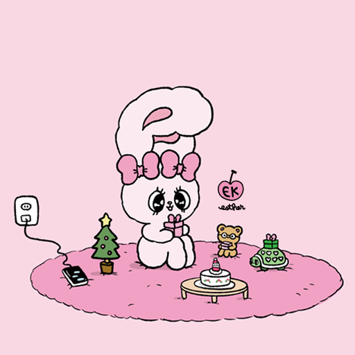 카카오톡 테마 - 에스더버니_나홀로 크리스마스 logo