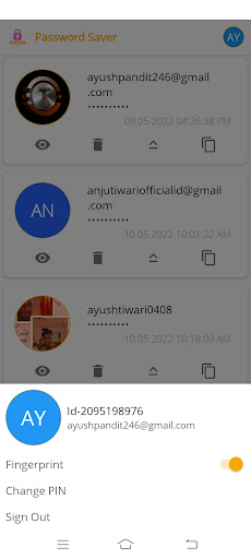 Password Saver Screen 3