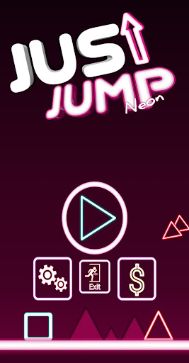 Android application Just Jump Neon screenshort