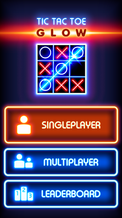 Game screenshot Tic Tac Toe Glow: 2 Players mod apk