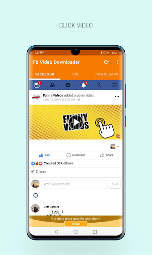 FastVid: Video Downloader for Facebook  screenshots 2