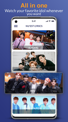 NUEST Lyrics Wallpaper Screen 3