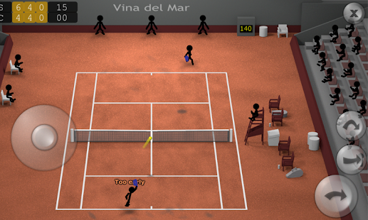 Stickman Tennis Screenshot