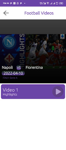 All Live Soccer | Highlights Screen 3