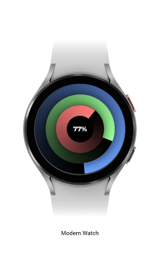 Android application Concentric Watch Face screenshort