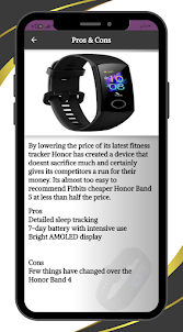 Honor Band 5 Watch Guide