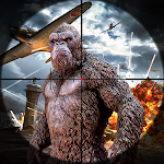 Cover Image of Tải xuống Scary Gorilla Animal Hunting  APK