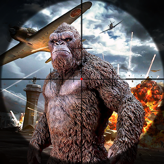 Scary Gorilla Animal Hunting