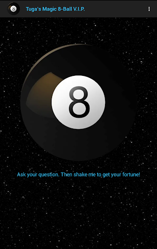 Android application Tuga's Magic 8-Ball V.I.P. screenshort