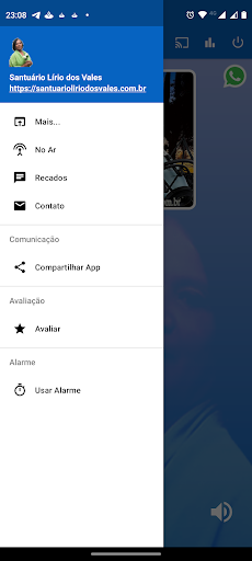 Android application Santuário Lírio dos Vales screenshort
