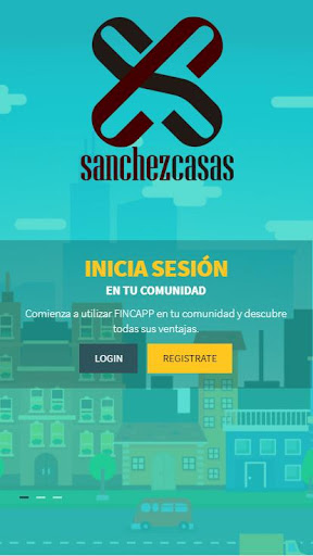 Android application Sánchez Casas Administración screenshort