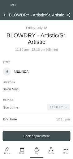 Salon Nine Screen 3