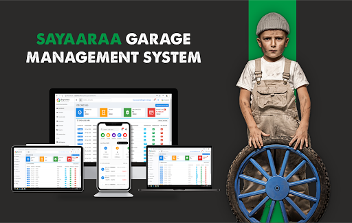 Android application Sayaaraa Garage Management Sys screenshort