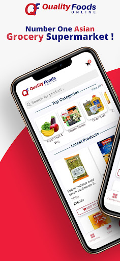 Android application Quality Foods Online screenshort