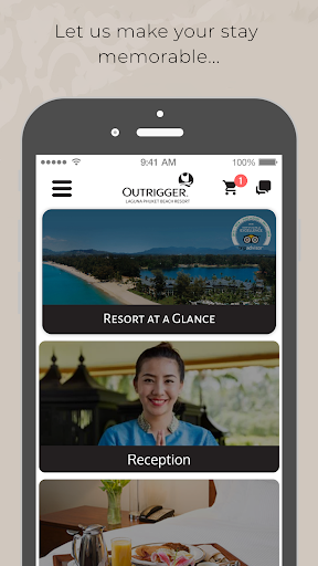 Android application Outrigger Laguna Phuket Beach screenshort