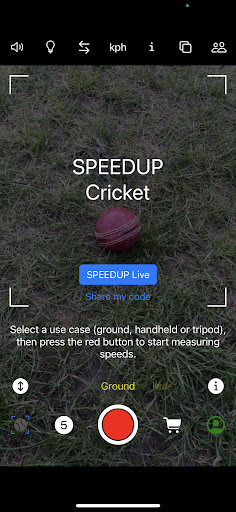 Android application SPEEDUP Cricket screenshort