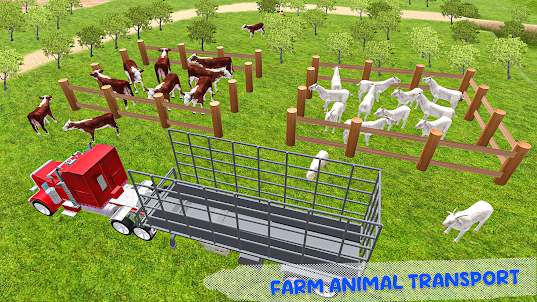 Animal Transport 3d truck game