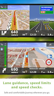 Navigation Dynavix, informations routières et caméras