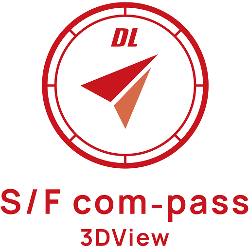 S/F com-pass logo