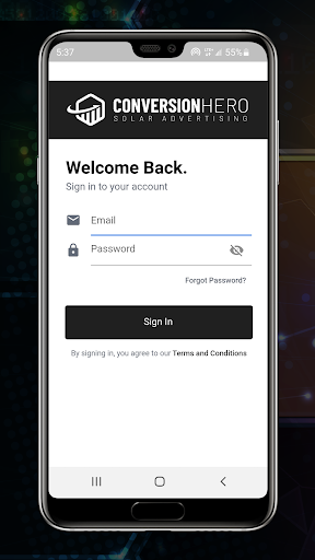 Android application ConversionHero screenshort