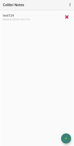 Colibri Notes Screen 2