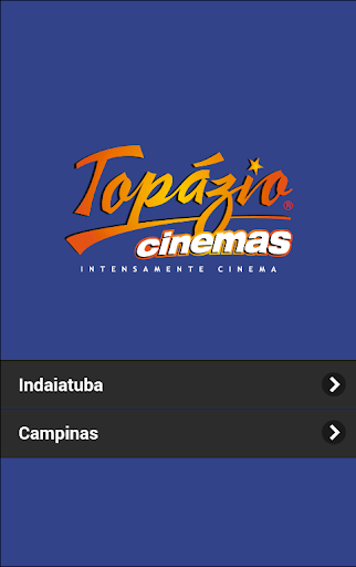 Android application Topázio Cinemas screenshort