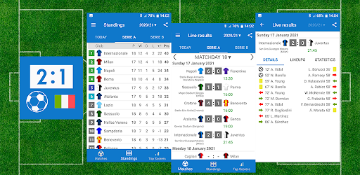 Live Scores for Serie A Italy