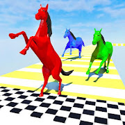 Horse Run Colours: Fun Race 3D Games