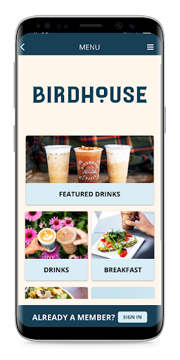 Birdhouse Coffee Screen 2