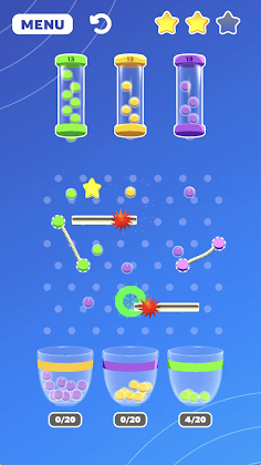 Rubber Bouncy Color Balls - Screenshot 1