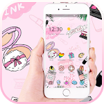 Cover Image of Download Pinky Fashion Cosmetic Graffiti Theme 1.1.3 APK